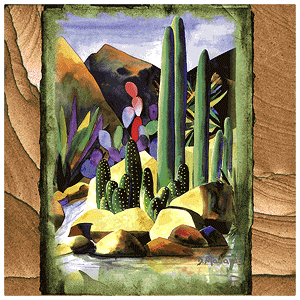 By the Creekside Sandstone Square Coaster