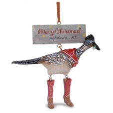 Merry Christmas- Roadrunner Ornament