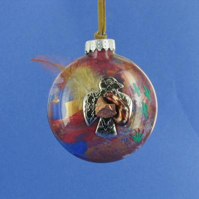 southwest handpainted glass christmas ornament joe southwest handpainted glass christmas ornament joe