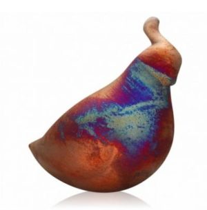 Raku Figurine- Small and Large Quail