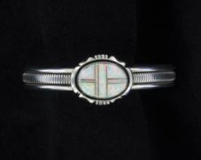 Navajo Small Opal Inlaid Bracelet