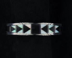 Navajo Multi Stone Inlaid Bracelet