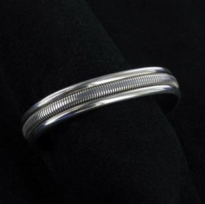 Silver Design Navajo Cuff Bracelet