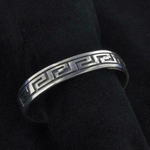 Hopi Overlay Bracelet -Thunderclouds