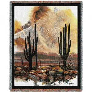 Sonoran Sentinels Decorative Throw Blanket