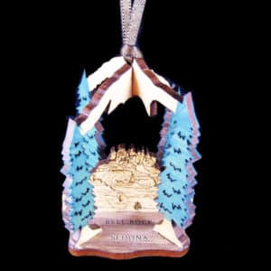 3-D Sedona Bell Rock Wood Ornament