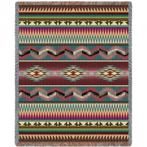 Desert Stripe Decorative Throw Blanket