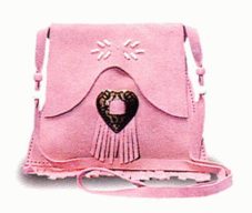 Leather Pink Shoulder Bag