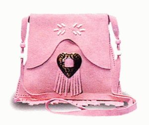 Leather Pink Shoulder Bag