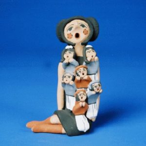 Woman with 6 Children