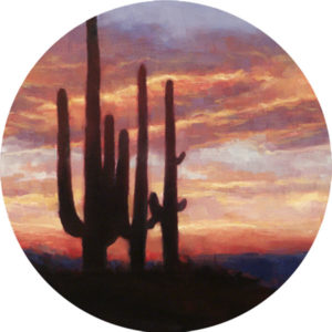 Saguaro Sunset Sandstone Coaster
