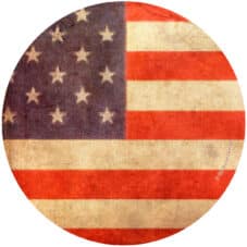 American Flag ll Sandstone Coaster