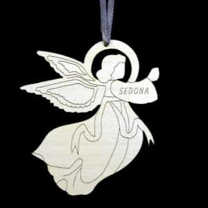 Angel Wood Ornament