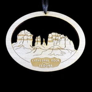 Cathedral Rock Wood Ornament