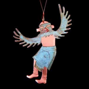 Copper Patina Eagle Dancer Ornament
