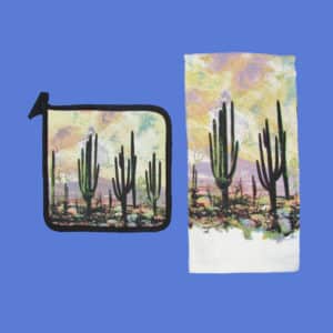 Desert Sunset Terry Towel & Pot Holder