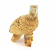 Finely Carved Picasso Marble Eagle