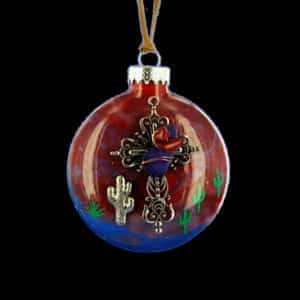 Hand Made Southwest Cross Ornament