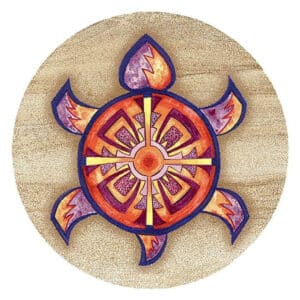 Indian Turtle Sandstone Coaster