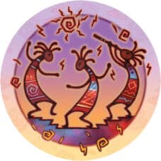 Kokopelli Dance Occasion Coaster