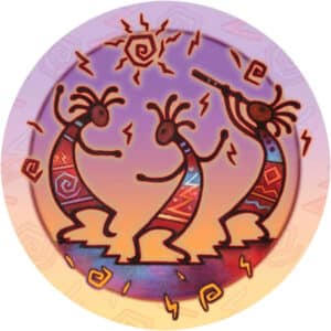 Kokopelli Dance Occasion Coaster