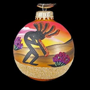 Kokopelli Hand Painted Ornament