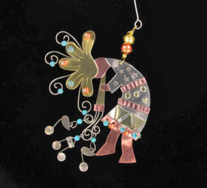 Kokopelli-Metal-Ornament