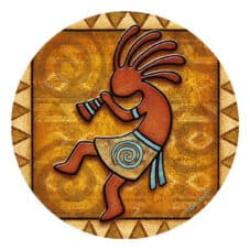 Kokopelli Occasion Coaster