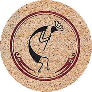 Kokopelli Sandstone Coaster