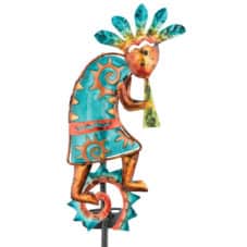 Kokopelli Solar Garden Stake