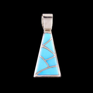 Turquoise Channel Inlay Pendant