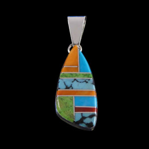 Unusual Navajo Mutli-Stone Pendant