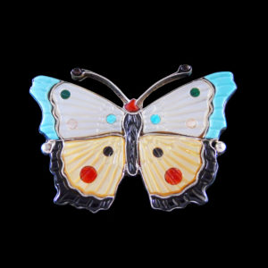 Zuni Butterfly Pin & Pendant
