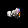 Navajo Teardrop Multi-Stone Inlaid Ring - Image 3