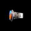 Navajo Teardrop Multi-Stone Inlaid Ring - Image 2
