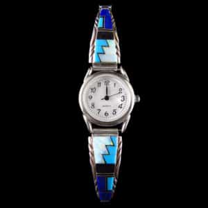 Navajo Multi-Stone Inlaid Watch