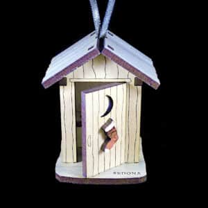 Outhouse Wood Ornament