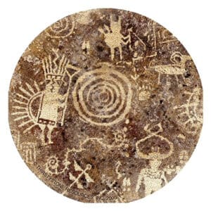 Petroglyph Sandstone Coaster