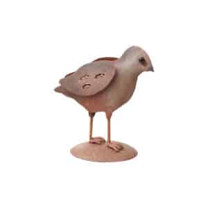 Quail-Chicks-Standing-Metal-Decor