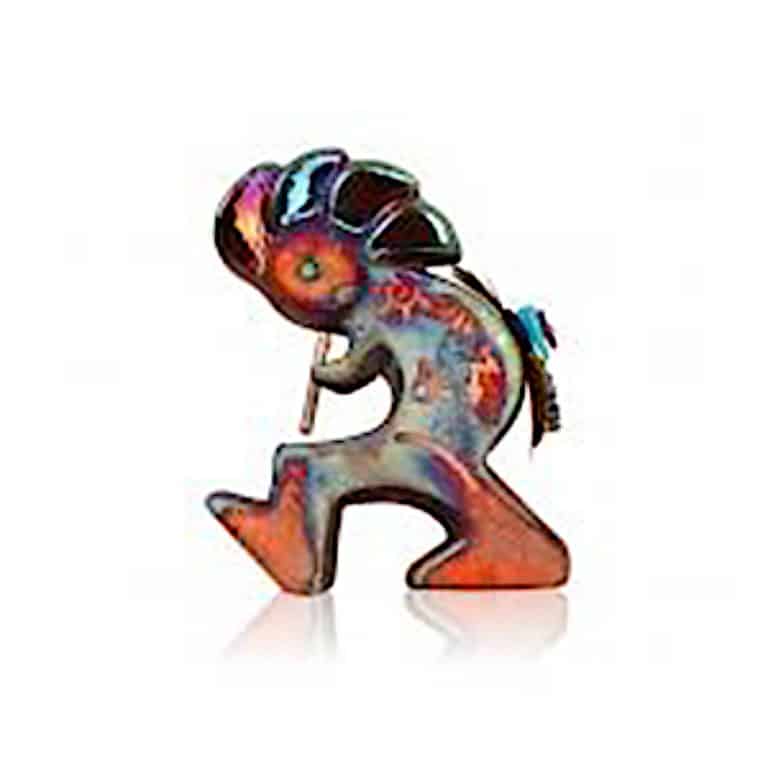 Raku Ornaments Kokopelli Joe Wilcox Indian Den