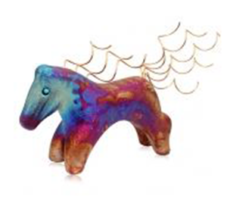 Raku Ornaments- Spirit Pony-ORP