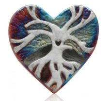 Raku Tree of Life Blessed Heart