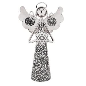 Regal Angel 6 inch Bell with Flower