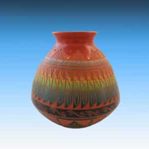 Small Colorful Navajo Horsehair Pot NP-9