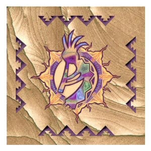 Sun Dancer Sandstone Square Coaster