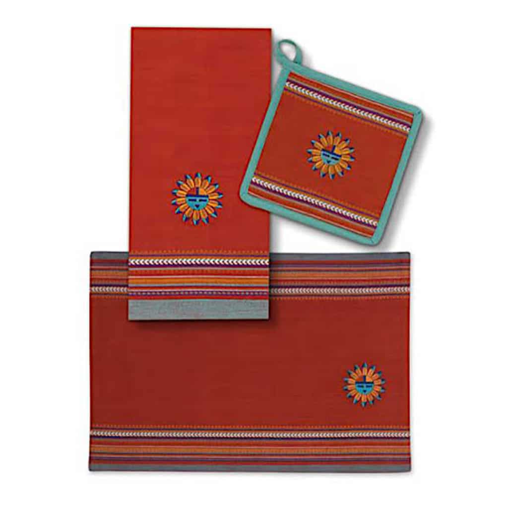 Sun Embroidery Kitchen Linens Joe Wilcox Indian Den