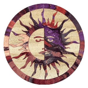 Sun Moon Sandstone Coaster