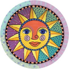 Sunburst Occasion Coaster
