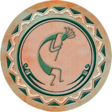 The Flute Player Occasion Coaster