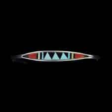 Traditional Zuni Inlaid Small Cuff